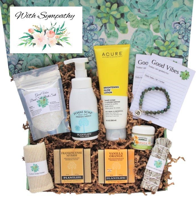 "With Sympathy" Good Vibes Women's Gift Box